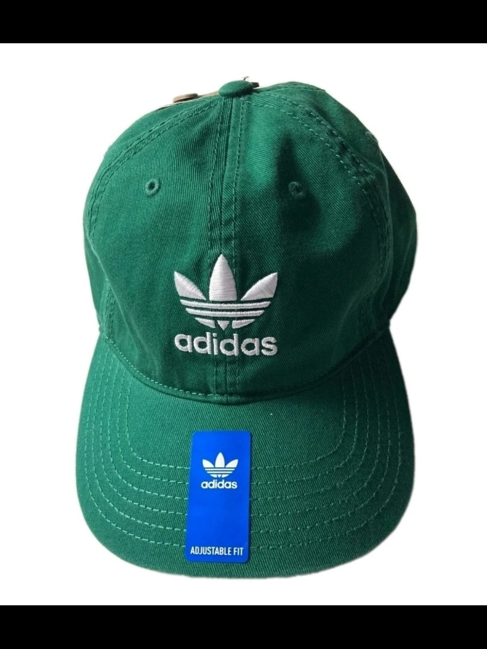 adidas Originals Relaxed Strapback Unstructured Hat Collegiate Green